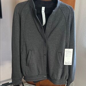 Lululemon Athletica Scuba oversized varsity jacket